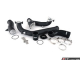 ECS Tuning Post Throttle Valve Charge Pipe Kit - Wrinkle Black - B9 S4