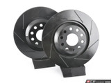 ECS Tuning Rear V5 Slotted Brake Rotors Set (310x22)