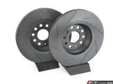 ECS Tuning Rear V5 Slotted Brake Rotors Set (310x22)