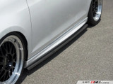 ECS Tuning Side Skirt Extension Set Carbon Fibre - Golf 6 R