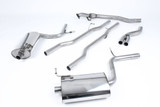 Milltek Cat-Back Exhaust for Audi A4 1.8T (B6) Quattro