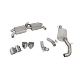 Scorpion Cat Back Exhaust Resonated cat-back (with valves) - TT S MK3 Coupe GPF Model