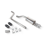 Scorpion Non-Resonated GPF-Back Exhaust System with Carbon twin 90mm Ascari trims - Volkswagen Polo GTI 2.0T AW Pre-Facelift GPF Model