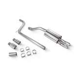 Scorpion Non-Resonated GPF-Back Exhaust System with Polished twin 90mm Daytona trims - Volkswagen Polo GTI 2.0T AW Pre-Facelift GPF Model