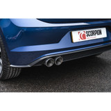 Scorpion Non-Resonated GPF-Back Exhaust System with Polished twin 90mm Daytona trims - Volkswagen Polo GTI 2.0T AW Pre-Facelift GPF Model