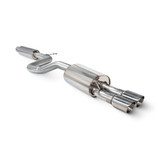 Scorpion Resonated GPF-Back Exhaust System with Twin Polished twin 90mm Daytona trims - Volkswagen Polo GTI 2.0T AW Pre-Facelift GPF Model