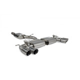Scorpion 'Valved' 80mm Cat Back Exhaust System - Volkswagen Golf Mk7.5 'R'