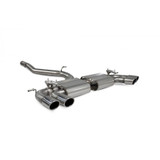 Scorpion 'Valved' 80mm Cat Back Exhaust System - Volkswagen Golf Mk7.5 'R'