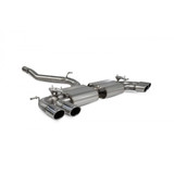 Scorpion 'Valved' 80mm Cat Back Exhaust System - Volkswagen Golf Mk7.5 'R'