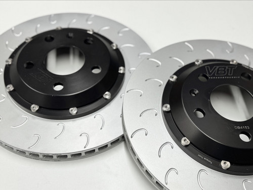 VBT 2-Piece Hooked 310x22mm Rear Brake Discs - MQB 