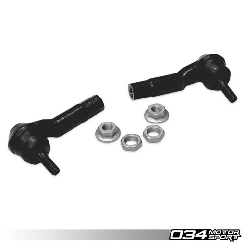034 Motorsport - Extended Tie Rod End Kit, Audi & Volkswagen PQ35, MQB, and MQB Evo