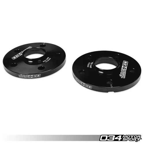 034 Motorsport Wheel Spacer Pair, 12.5mm, Volkswagen & Audi 5x112 with 57.1mm Center Bore