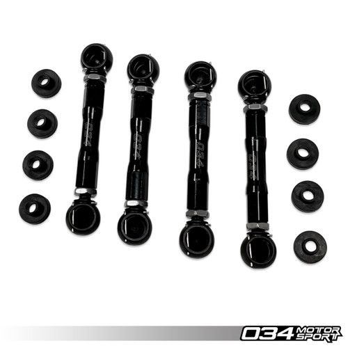 034Motorsport Adjustable Lowering Link Kit Billet Aluminium - C7 with Air Suspension