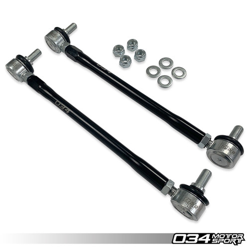 034Motorsport Dynamic+ Billet Adjustable Front Sway Bar End Link Kit - Mk5/Mk6/Mk7/Mk8