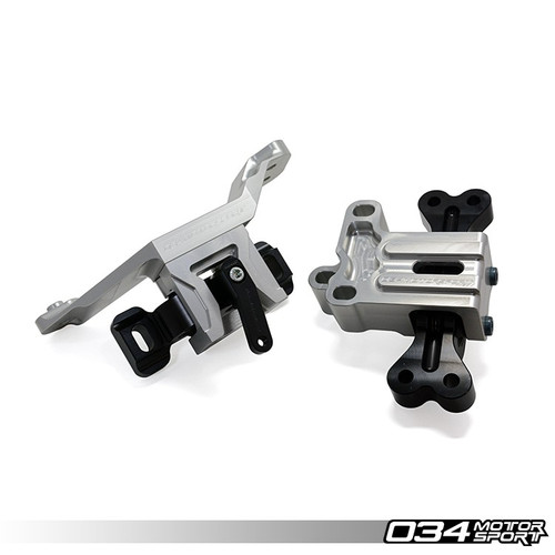 034Motorsport Streetsport Engine/Transmission Mount Billet Aluminium Pair - TTRS 8J 2.5 TFSI 6-MT