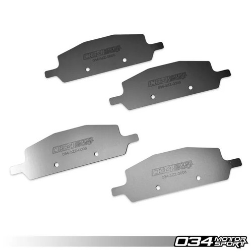 034Motorsport - Titanium Brake Pad Shim Kit for B9/B9.5 Audi S4/S5/SQ5/RS5
