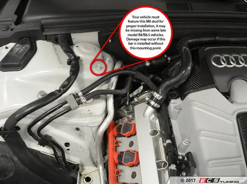 ECS Carbon Fiber Strut Tower Brace - Audi B8 A4/A5/S4/S5