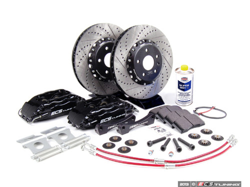 ECS Stage 3 Big Brake Kit - Drilled & Grooved - 332x32mm 1