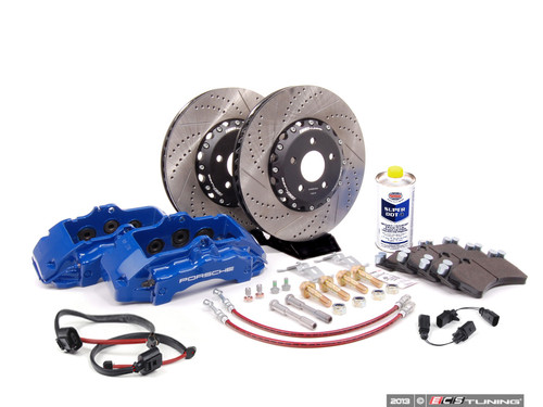 ECS Stage 4 Big Brake Kit - Drilled & Grooved - 352x32mm