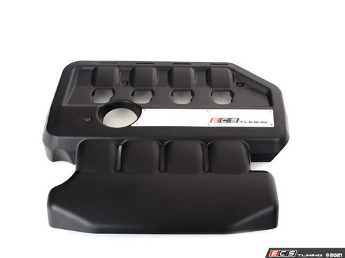 ECS Textured Black Engine Cover - 1.8 / 2.0 TSI (EA888 Gen1) PQ35