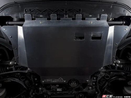 ECS Tuning Aluminum Street Shield Skid Plate With Reinforcement Kit - Golf 7