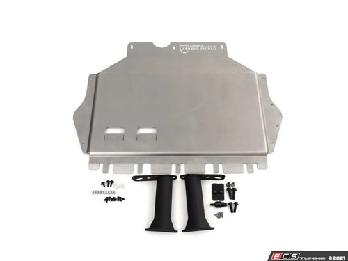 ECS Tuning Aluminum Street Shield Skid Plate With Steel Reinforcement Kit  - Golf 5/6