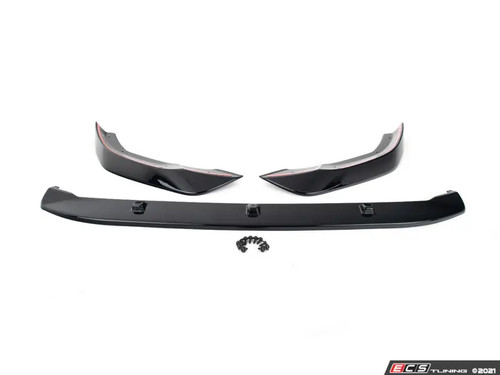 ECS Tuning Gloss Black 3 Piece Front Lip - A4/S4 B9.5 Sline