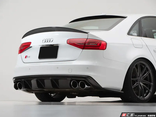 ECS Tuning Gloss Black Boot Spoiler - A4/S4 B8/B8.5
