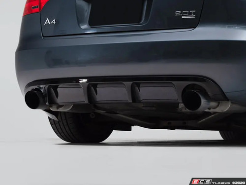 ECS Tuning Gloss Black Rear Diffuser - A4 B7 - Over Stock Clearance