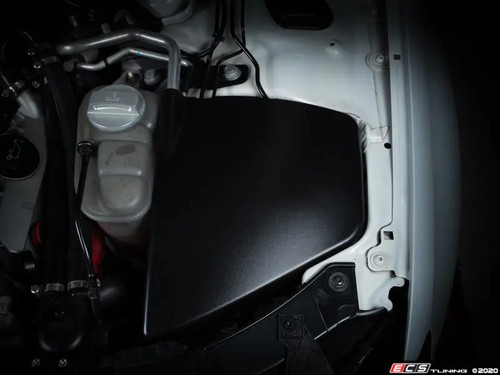 ECS Tuning Left Side Engine Bay Cover Matte Black - B8/B8.5 S4/S5