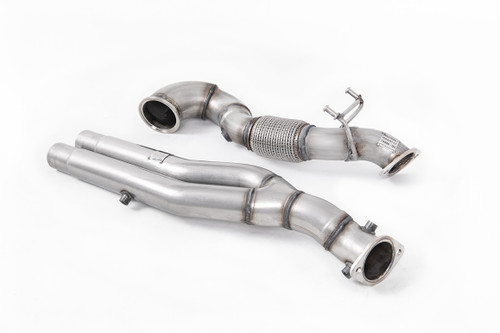 Milltek Large-bore Downpipe and De-cat TT Mk3 - TTRS 2.5TFSI Quattro (OPF/GPF Models)