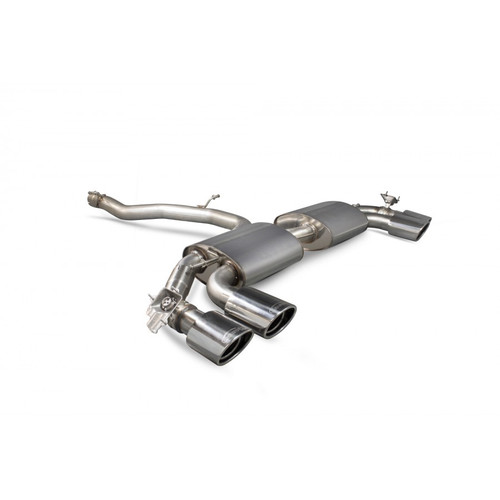 Scorpion Cat Back Exhaust Non-resonated cat-back system (with valves) - TT S MK3 Coupe GPF Model