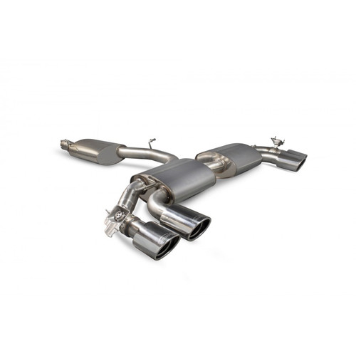 Scorpion Cat Back Exhaust Resonated cat-back (with valves) - TT S MK3 Coupe GPF Model