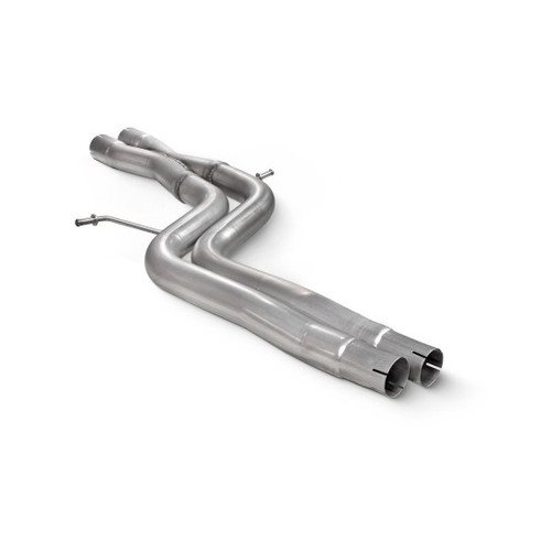 Scorpion Exhausts Original centre silencer delete with x-pipe - Audi S4 (B8) and S5 Sportback (B8)