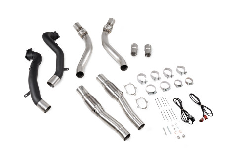 Scorpion Sports Cat Downpipes with Large Bore Front Pipes - RS6 Avant C7