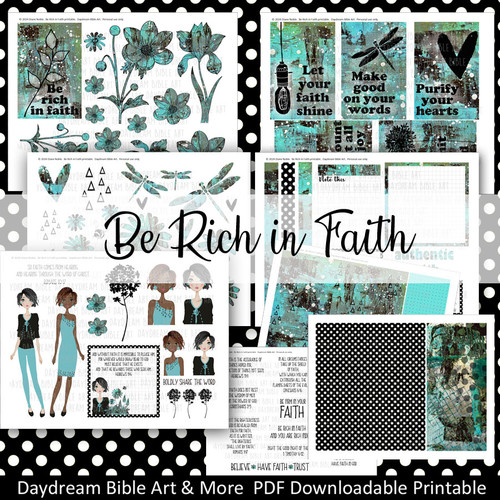 Be Rich in Faith Art Kit