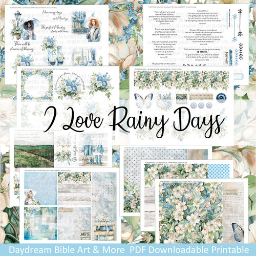 I Love Rainy Days Art Kit