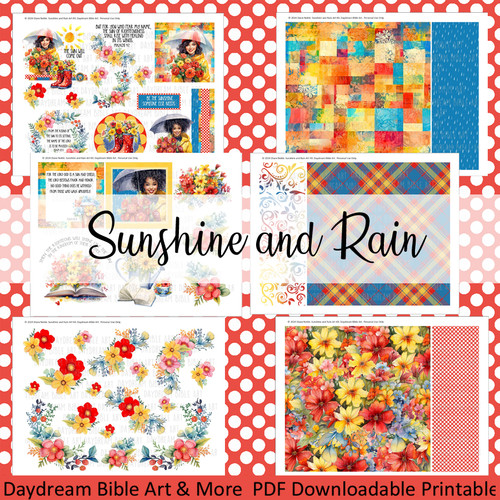 Sunshine and Rain Art Kit (Printable)