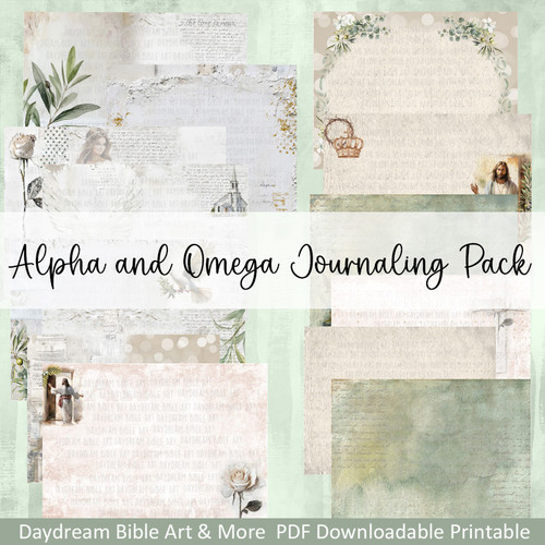 Alpha and Omega (Revelation) Journaling Paper Pack