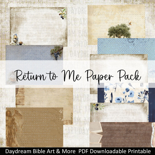 Return to Me Journaling Paper Pack