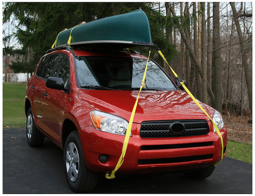 1 Inch x 12 Foot Ratchet Strap Tie Down (2-Pack) - Sold in Cases of Four (Eight total straps per case)