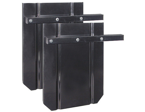 Black Powder Coated Steel Splash Guards 22x28 Inch