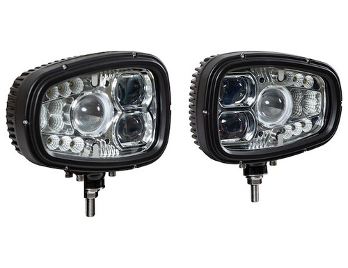 SAM Universal Heated LED Snow Plow Headlights