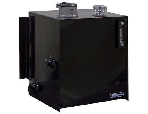25 Gallon Side Mount Steel Hydraulic Reservoir With 25 Micron Filter