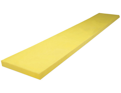 SAM Cutting Edge 1-1/2 x 8 x 108 Inch - Yellow Polyurethane - No Holes