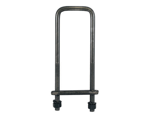 14 Inch Square Bend 5/8 Inch U-Bolt Kit-4 Sets