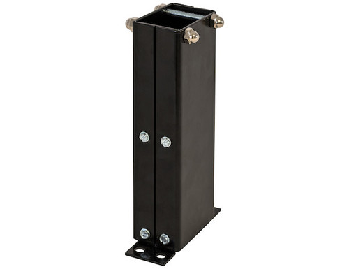 Black Quad Lever Remote Valve Control Console 6-9/16 Inch Wide x 9 Inch High