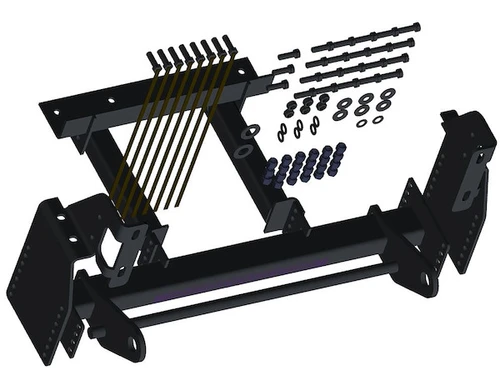SnowDogg Vehicle Mount for 2019+ RAM 2500/3500. Fits: HD/EX/TE/XP/VXF/VXX/CM SnowDogg Plows (Not for MD/VMD/VMX)