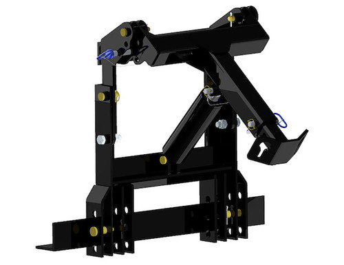 SnowDogg Pin Ear Plow Hitch With Power/Manual Tilt-4 Inch Cylinder