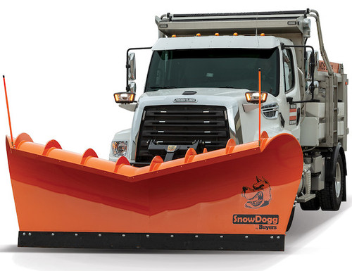 Expressway Plow - 11 Foot Carbon Steel Blade, Full Trip, Swivel, 4 Inch Cylinders